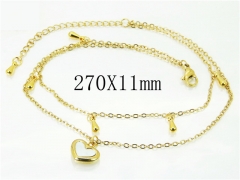 Wholesale Stainless Steel Jewelry | Anklet | HY59B1035NLX | Bulk