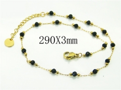 Wholesale Stainless Steel Jewelry | Anklet | HY54B0511MLV | Bulk