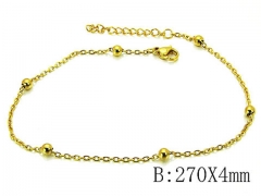Wholesale Stainless Steel Jewelry | Anklet | HY70B0533JE | Bulk