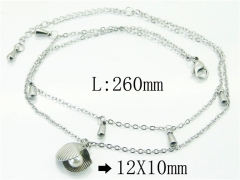 Wholesale Stainless Steel Jewelry | Anklet | HY59B0800MLE | Bulk