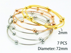 Wholesale Stainless Steel Jewelry | Bangles | HY58B0307HJW | Bulk