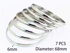 Wholesale Stainless Steel Jewelry | Bangles | HY58B0315NS | Bulk