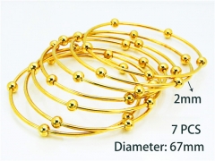 Wholesale Stainless Steel Jewelry | Bangles | HY58B0304HLA | Bulk
