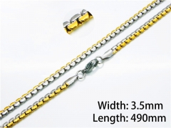 Wholesale Stainless Steel Jewelry - Stainless Steel Chains - HY40N0652ML
