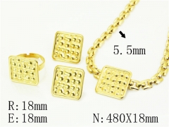 Wholesale Stainless Steel Jewelry - Stainless Steel Jewelry Sets - HY50S0591HOR
