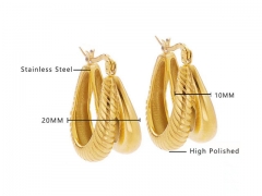 Wholesale Stainless Steel Jewelry - Stainless Steel Earrings - HY0076E0152