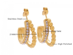 Wholesale Stainless Steel Jewelry - Stainless Steel Earrings - HY0076E0054