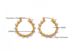 Wholesale Stainless Steel Jewelry - Stainless Steel Earrings - HY0076E0046