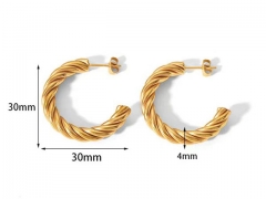 Wholesale Stainless Steel Jewelry - Stainless Steel Earrings - HY0158E0103