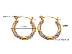 Wholesale Stainless Steel Jewelry - Stainless Steel Earrings - HY0076E0219