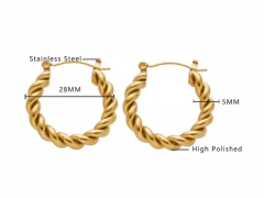 Wholesale Stainless Steel Jewelry - Stainless Steel Earrings - HY0076E0100