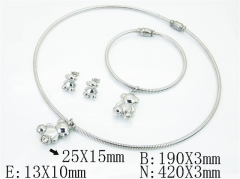 Wholesale Stainless Steel Jewelry - Stainless Steel Jewelry Sets - HY21S0453JHF