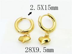 Wholesale Stainless Steel Jewelry - Stainless Steel Earrings - HY58E2086IV