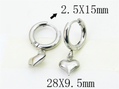 Wholesale Stainless Steel Jewelry - Stainless Steel Earrings - HY58E2085HO