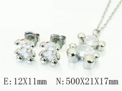 Wholesale Stainless Steel Jewelry - Stainless Steel Jewelry Sets - HY21S0458ILA
