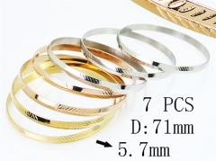 Wholesale Stainless Steel Jewelry | Bangles | HY58B0724HLA | Bulk