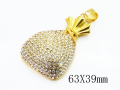 Wholesale Stainless Steel Jewelry - Stainless Steel Pendants - HY15P0698HML