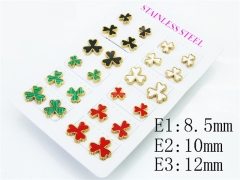 Wholesale Stainless Steel Jewelry - Stainless Steel Earrings - HY24E0165HOD
