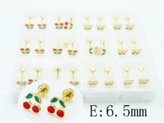 Wholesale Stainless Steel Jewelry - Stainless Steel Earrings - HY62E0302ITT