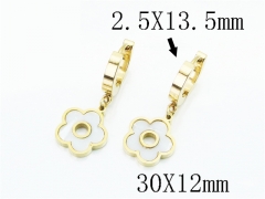 Wholesale Stainless Steel Jewelry - Stainless Steel Earrings - HY24E0171PL