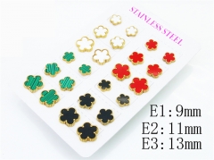 Wholesale Stainless Steel Jewelry - Stainless Steel Earrings - HY24E0166HOD