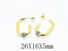 Wholesale Stainless Steel Jewelry - Stainless Steel Earrings - HY30E2815PL