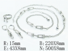 Wholesale Stainless Steel Jewelry - Stainless Steel Jewelry Sets - HY50S0823IIE