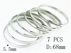 Wholesale Stainless Steel Jewelry | Bangles | HY74B0098HCL | Bulk