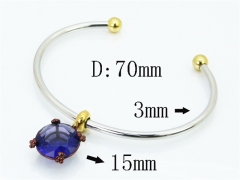 Wholesale Stainless Steel Jewelry | Bangles |HY90B0715HNE | Bulk