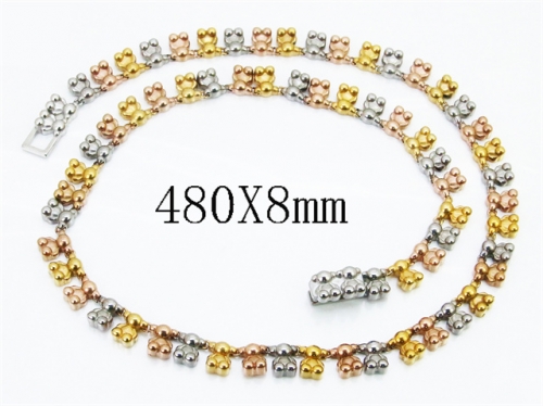 Wholesale Stainless Steel Jewelry - Stainless Steel Necklaces - HY90N0304LLX