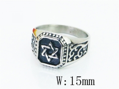 Wholesale Stainless Steel Jewelry - Stainless Steel Rings - HY22R1165PX