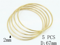 Wholesale Stainless Steel Jewelry | Bangles | HY74B0096HKC | Bulk