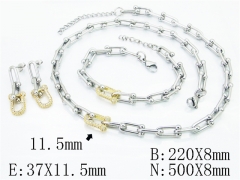 Wholesale Stainless Steel Jewelry - Stainless Steel Jewelry Sets - HY50S0806KSS