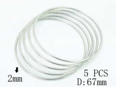 Wholesale Stainless Steel Jewelry | Bangles | HY74B0095NL | Bulk