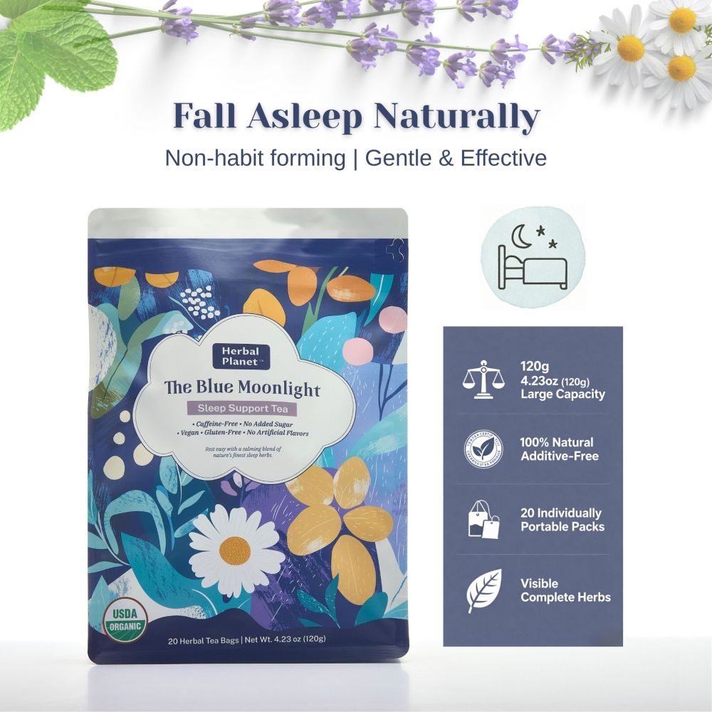 The Blue Moonlight™ Herbal Sleep Tea