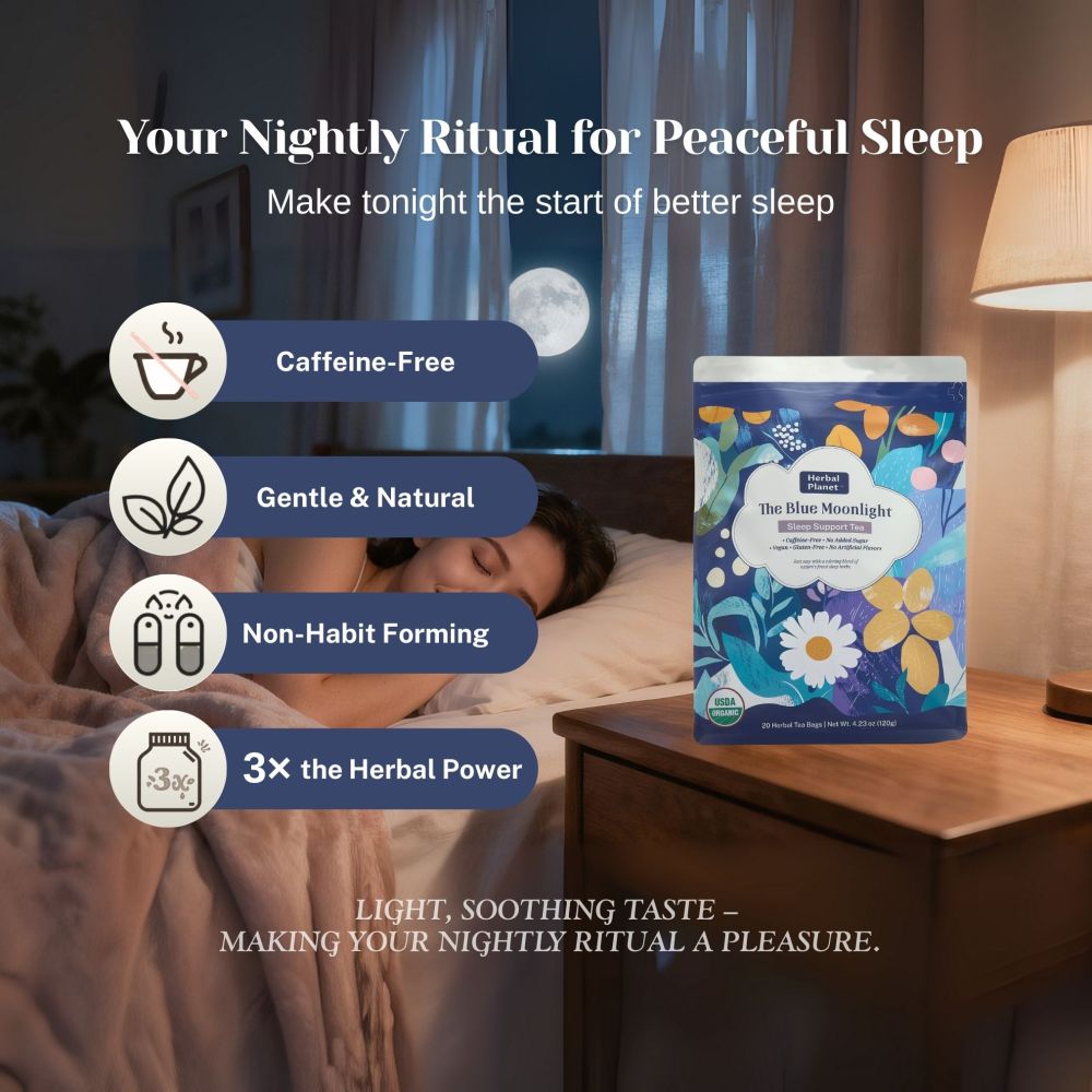 The Blue Moonlight™ Herbal Sleep Tea