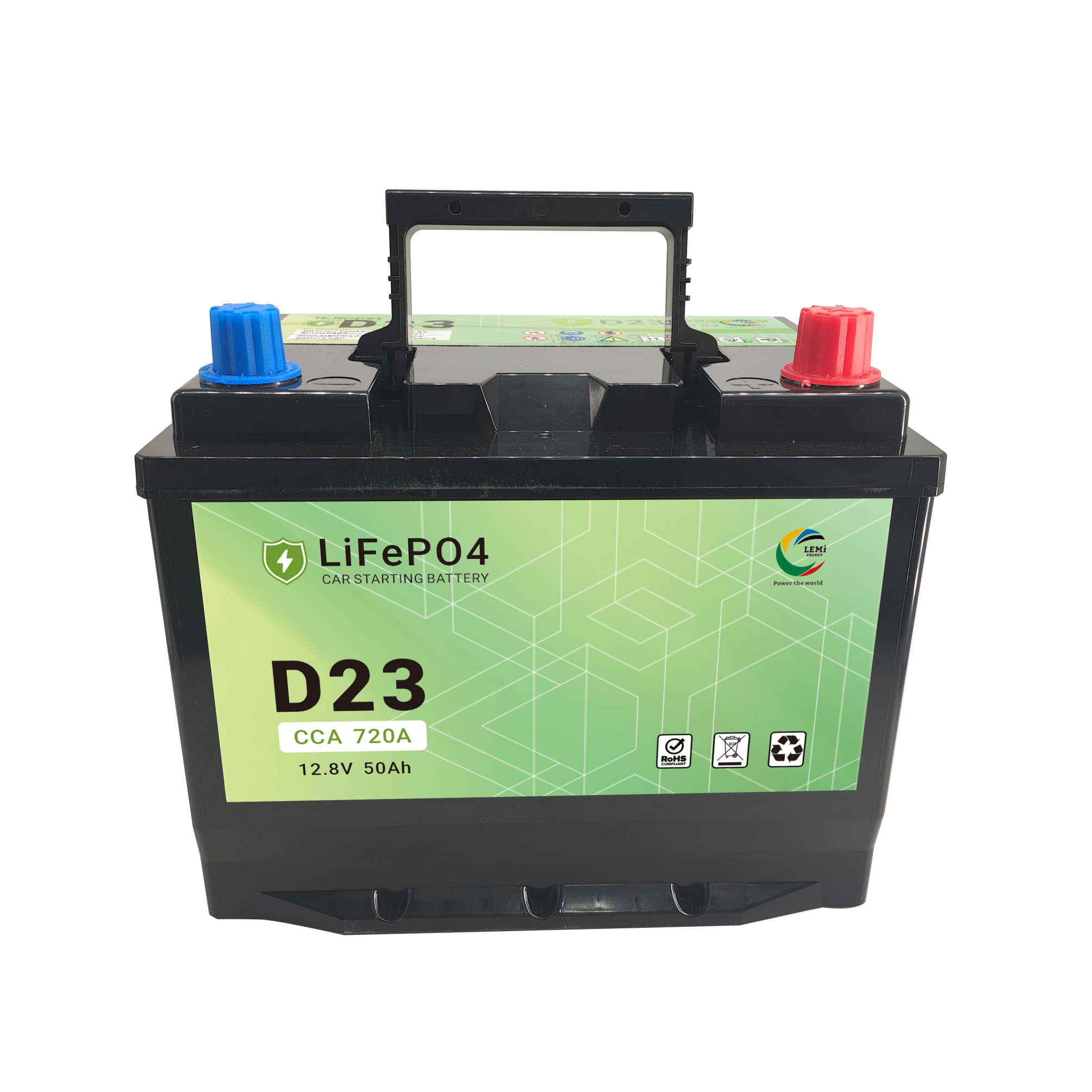 D23  LiFePO4 Start-Stop Battery