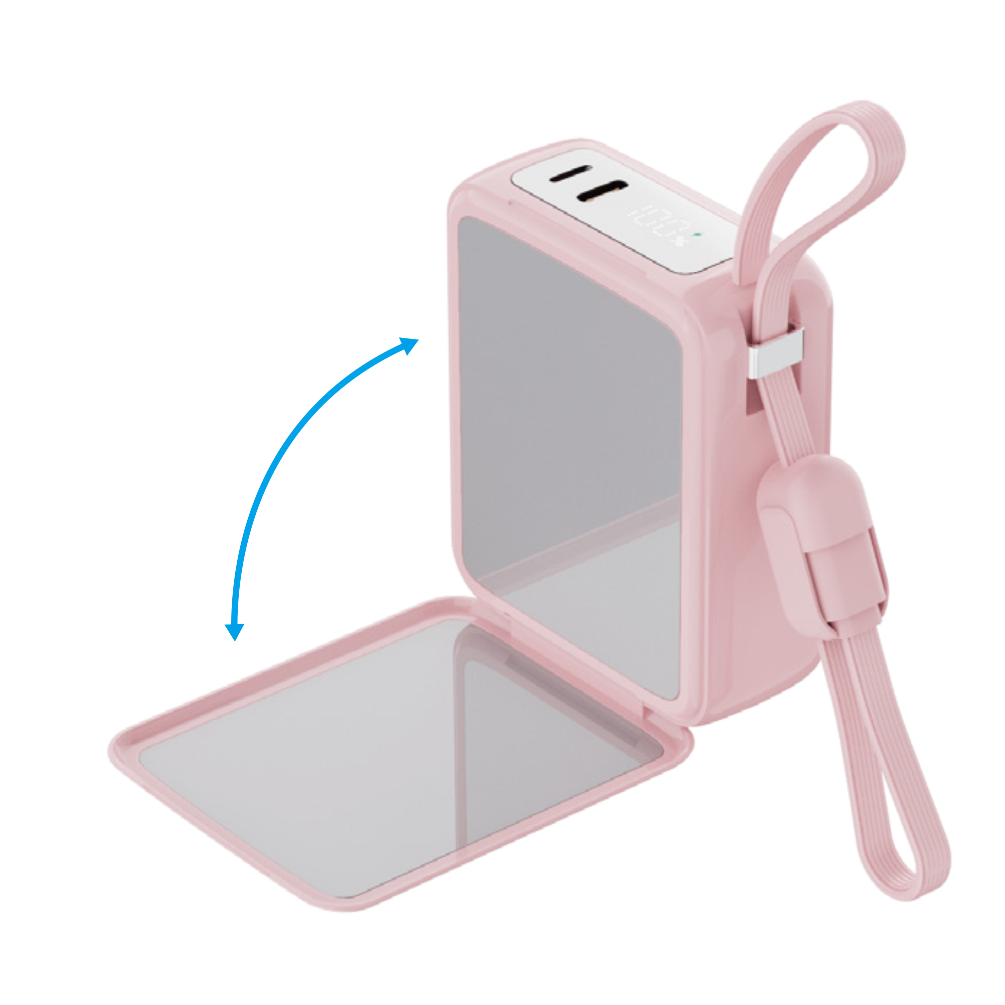 SPB187-A10 5000mAh 38.5Wh Mirror Power Bank
