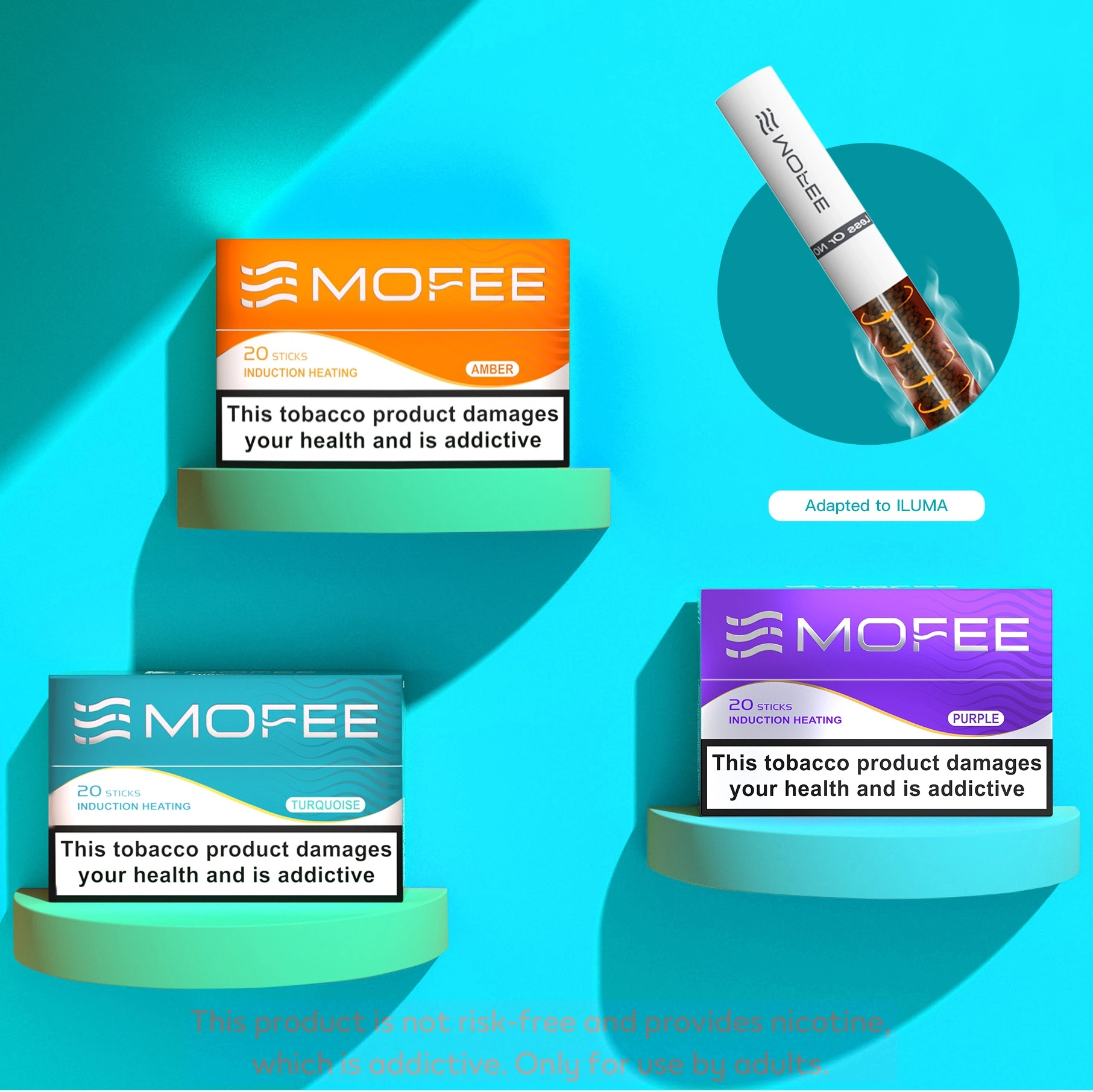 MOFEE heatsticks for IQOS iluma device perfectly compatible