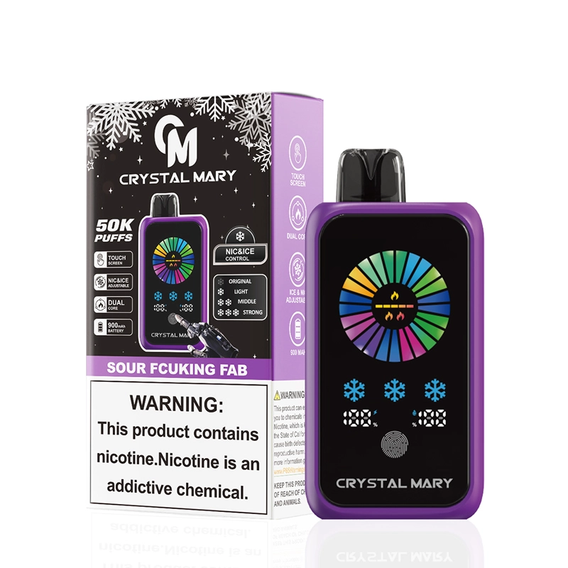 Vape Price Crystal Mary Groove 50K Puffs Nic&Ice Control Disposable Vape With Touch Screen Smart LCD Australia Vape Price Crystal Mary Groove 50K Puffs Nic&Ice Control Disposable Vape With Touch Screen Smart LCD Australia