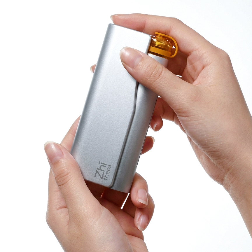 ZHI Thera Smart Portable Aromatherapy Ultrasonic Diffuser – 3500mAh LED Rechargeable Essential Oil Diffuser (Refillable Cartridge Sold Separately)