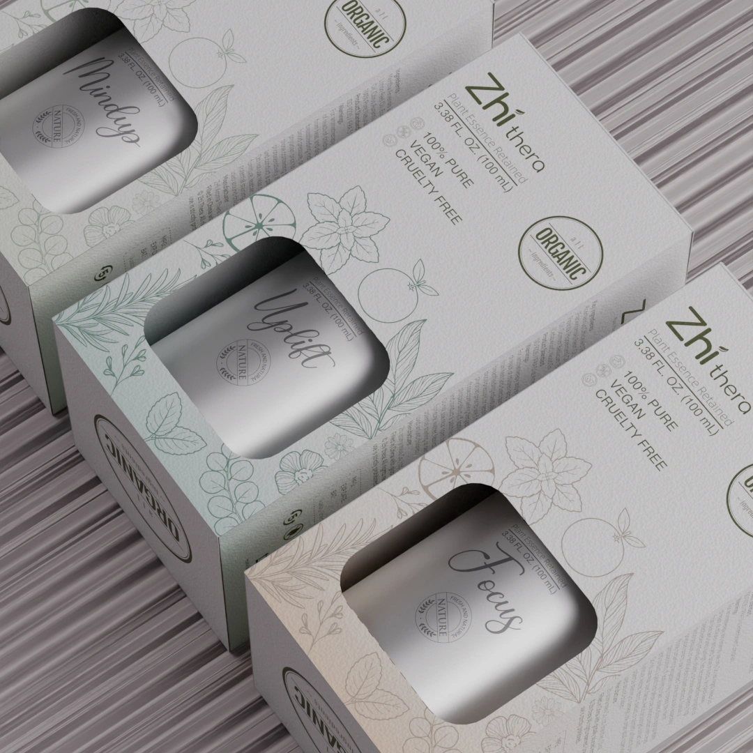 Zhi Thera Smart Portable Aromatherapy Ultrasonic Diffuser – 3500mAh LED Rechargeable Essential Oil Diffuser