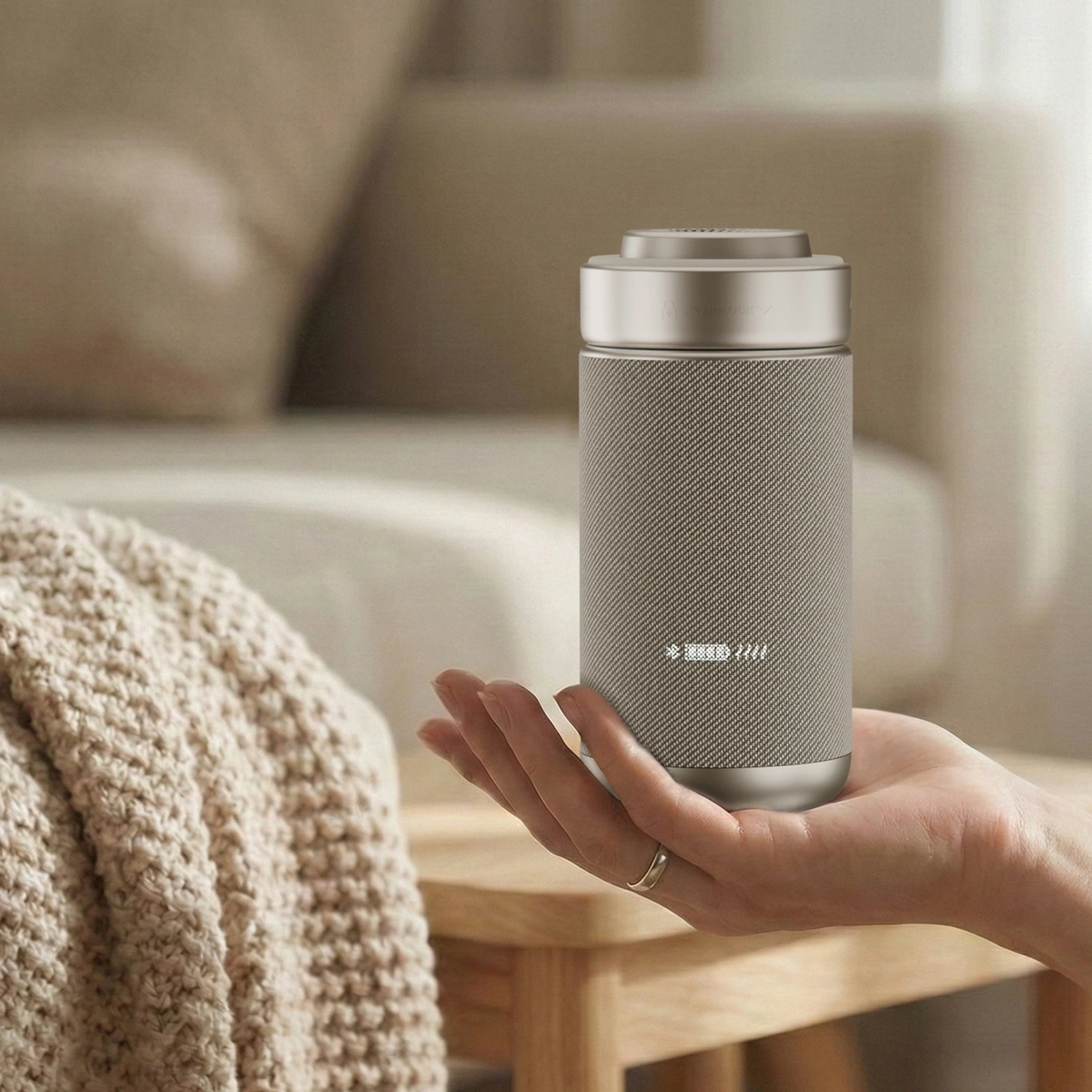 Zhi Thera Smart Portable Aromatherapy Ultrasonic Diffuser – 3500mAh LED Rechargeable Essential Oil Diffuser