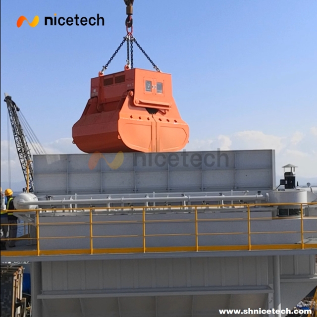 Electric Hydraulic Diesel Driven Bulk Grab Bucket
