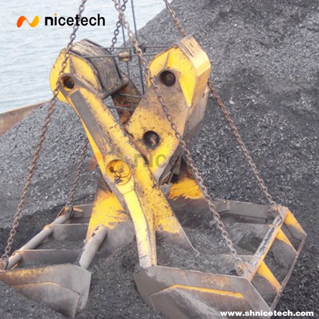 High  Efficiency Four Rope Scissor Grab Material Handling