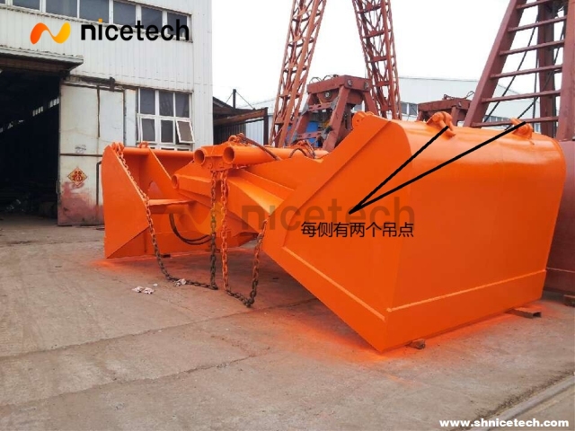 Mechnical Scissor Bulk  Grab Bucket