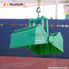 Sige line Electric Hydraulic clamshell grab for on board operation