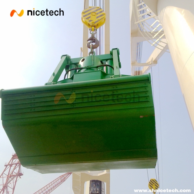 Sige line Electric Hydraulic clamshell grab for on board operation