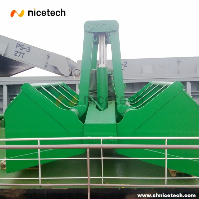 25T 12 CBM  Electric Hydraulic clamshell grab for on board operation