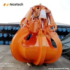 3CBM Full close Electric Hydraulic Orange peel grab